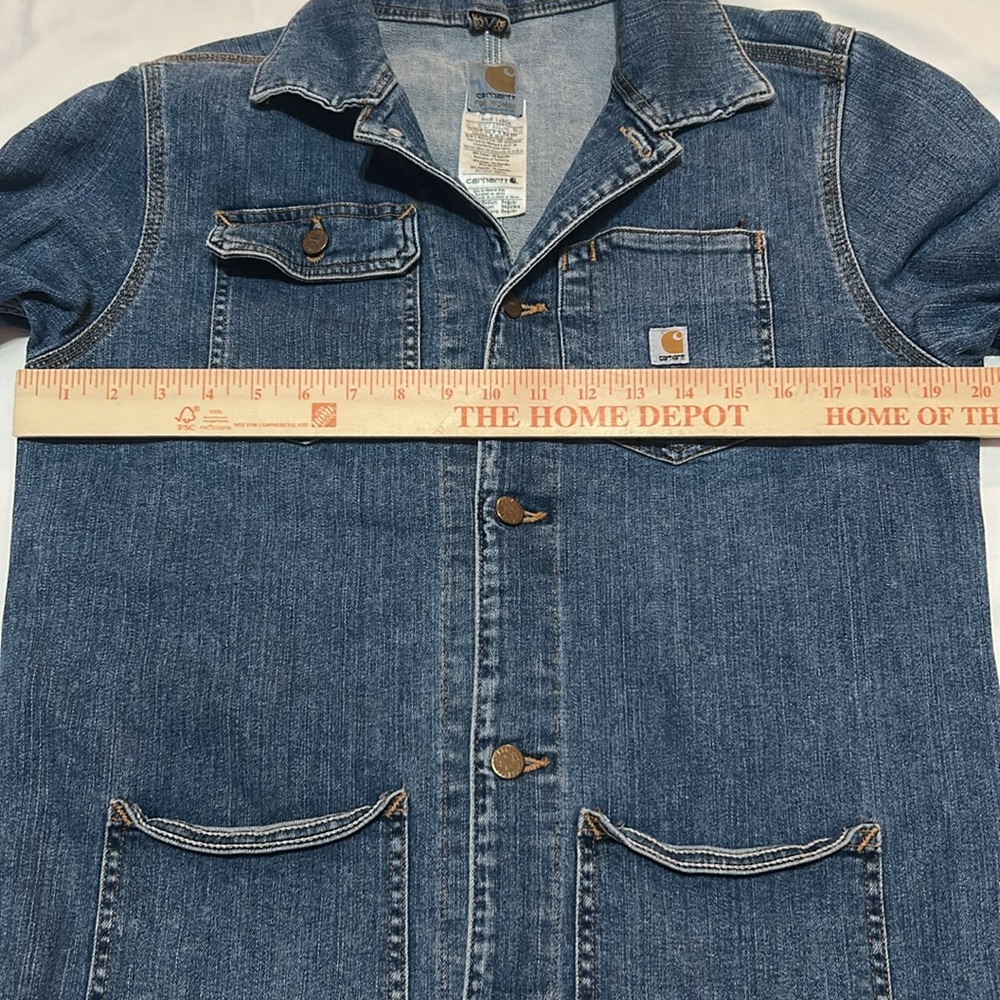 Carhartt Women’s Denim Jacket Classic Workwear size M - Picture 4 of 7
